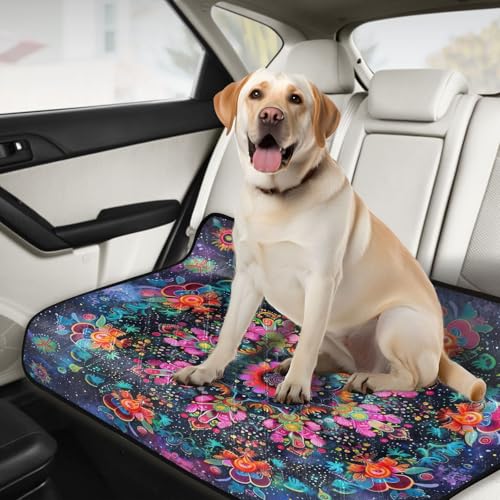 Qilmy Mandala Pet Mat, Waterproof Reusable Dog Training Pad Anti-Slip Pet Creat Pad for Small Medium Large Dogs and Cats - size: Medium+Large