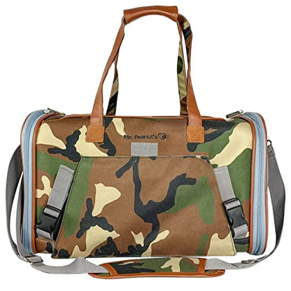 Mr. Peanut's Gold Series Standard Size Expandable Pet Carrier (Camo) - color: Camo