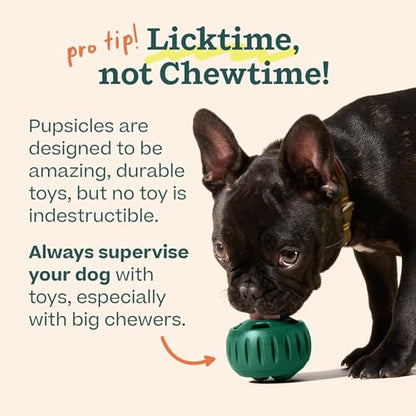 WOOF Power Chewer Pupsicle - Durable, Long-Lasting Dog Chew Toys for Aggressive Chewers - Keep Your Pup Busy - Easy to Clean - Toys for XL Dogs 75 lbs and Up - size: X-Large