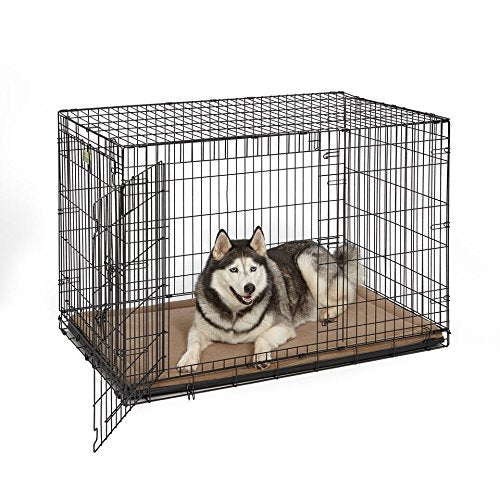 MidWest Homes for Pets XL QuietTime Taupe Micro Terry Pet Bed, Ultra-Soft & Cushioned Crate Pad for 48-inch Crates, Machine Washable - size: 48 inch