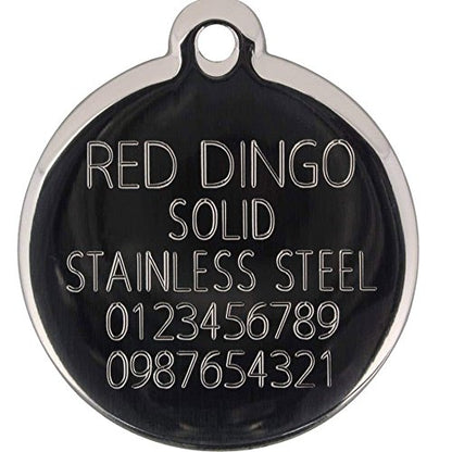 Red Dingo Personalized Swiss Cross Pet ID Dog Tag (Small) - size: Small