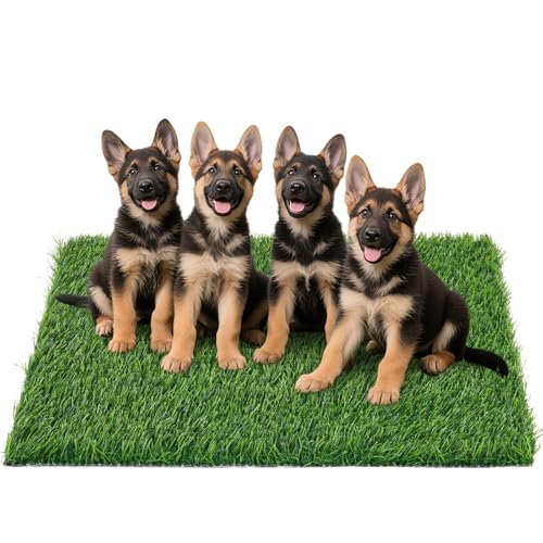 Artificial Grass Pad for Dogs Potty: 45.2x27.5 Inches Fake Grass for Dogs Puppy Potty Training to Pee and Poop on Balcony, Backyard, Patio, Apartment - Protect Floor and Furnitures, 2X Faster Drainage - size: XXXL-45.2"x27.5"