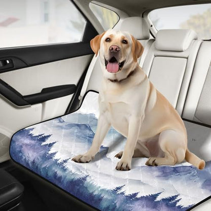 Qilmy Mountain Pet Mat, Waterproof Reusable Dog Training Pad Anti-Slip Pet Creat Pad for Small Medium Large Dogs and Cats - size: Medium+Large
