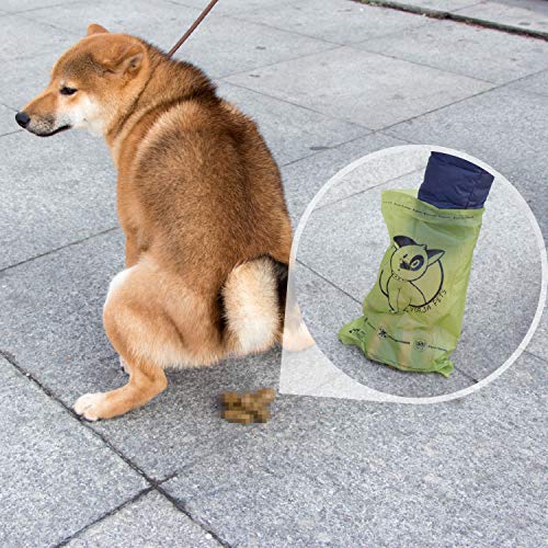 Dog Poop Bags Rolls, 720 Pet Waste Bags, 100% Leak Proof Extra Thick and Strong Corn Starch Blend - size: 1 Count (Pack of 720)