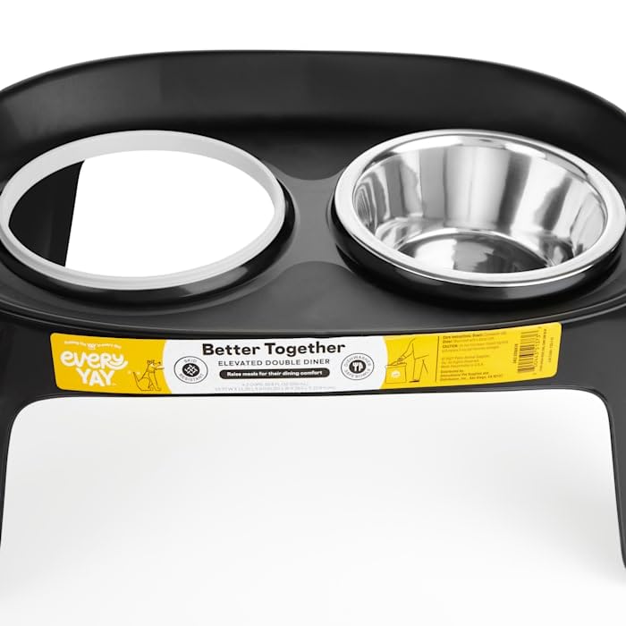 EveryYay by Petco Dining in Elevated Double Diner Dog Feeder 4 Cups