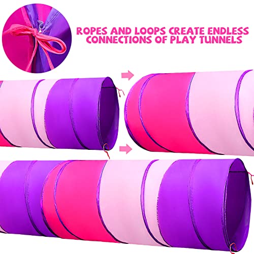 Kids Play Tunnel for Toddlers 1-3, Baby Crawling Toys for 1 2 3 4 Year Old Girl Boy Birthday Gift, 6 Foot Pop Up Tunnel, Indoor Outdoor Toddler Toys for Infant Children or Dog - style: Toddler Tunnel