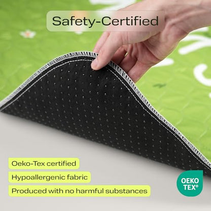 PetSpy Washable Pee Pads for Dogs - Waterproof Reusable Puppy Pads No-Slip Surface - Stylish Dog Potty Training Pads Protect Against Leakage (Grass, 1 Pack - 72" x 72") - color: Grass, size: 72 x 72 Inch (Pack of 1)