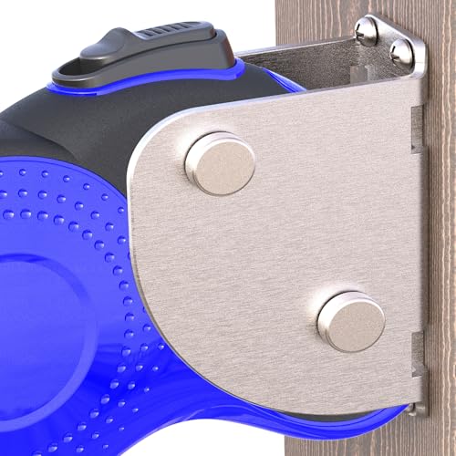 Heavy Duty Retractable Dog Leash Holder,Secure Wall Mount Dog Hitch and Parking Station for All Size Retractable Leashes,Rustproof&Chewproof Safety Anchor Use Indoor-Outdoor - size: Standard
