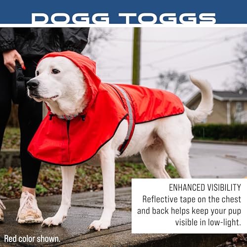 FROGG TOGGS Dogg Toggs Raincoat, Yellow, Size LG - color: Yellow, size: Large