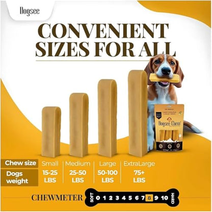 Dogsee Original Himalayan Yak Cheese Dog Chews (Small - 5 Bars) Yak Chews for Small Dogs .100% Natural, 60% Protein, Dog Treats for Small Breed Dog Chews - size: Small (Pack of 5)