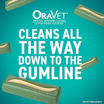 ORAVET Dental Chews for Dogs, Oral Care and Hygiene Chews (Large Dogs, Over 50 lbs.) Pink Pouch, 14 Count - size: 14 Count (Pack of 1)