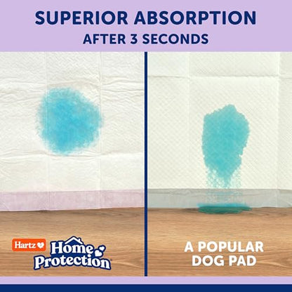 Hartz Home Protection Super Absorbent Odor Eliminating Lavender Scented No Leak Dog Pads, 50 count - size: 21 x 21 (50 count)