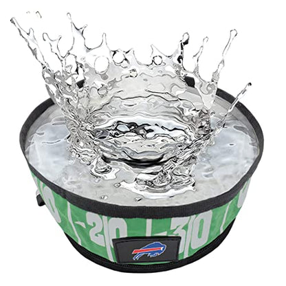 Pets First NFL Collapsible Pet Bowl - color: Buffalo Bills, style: 1 Pack