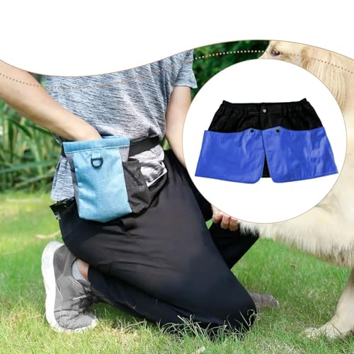 Dog Handler Training Apron Crafted with Extra Waterproof Nylon Functional Multi Pocket Waist Strap and Breathable Fit Suitable for Trainers Helper, 86cm - size: 86cm