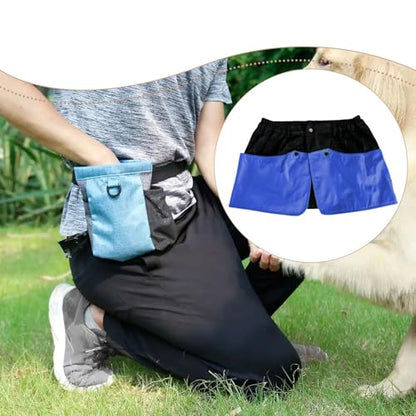 Dog Handler Training Apron Crafted with Extra Waterproof Nylon Functional Multi Pocket Waist Strap and Breathable Fit Suitable for Trainers Helper, 86cm - size: 86cm