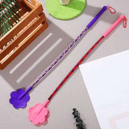 POPETPOP 2Pcs Pet Training Stick Rubber Dog Training Tool Cat Training Clicker Cute Paw Shape for Puppy and Cat Training Durable and Engaging Design