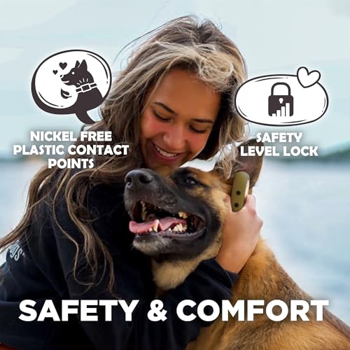 Dogtra CUE Gen 2 Tan – Customizable E-Collar for Dogs Training Collar with Remote – Easy, Safe, Beginner-Friendly Design – 99 Levels, Vibration, Boost, Waterproof, Rechargeable, 400-Yard Range - color: Gen 2 Tan