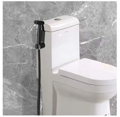 Handheld Bidet Sprayer for Toilet,Bathroom Spray with G1/2,Black | Suitable for personal hygiene cleaning, bathroom cleaning, pet bathing, mop cleaning, etc. - color: Black