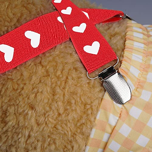 2Pcs Adjustable Dog Suspenders | Adjustable Dog Suspenders Diaper Keeper for Female Dog Skirts Dresses Pants Clothes - size: Medium