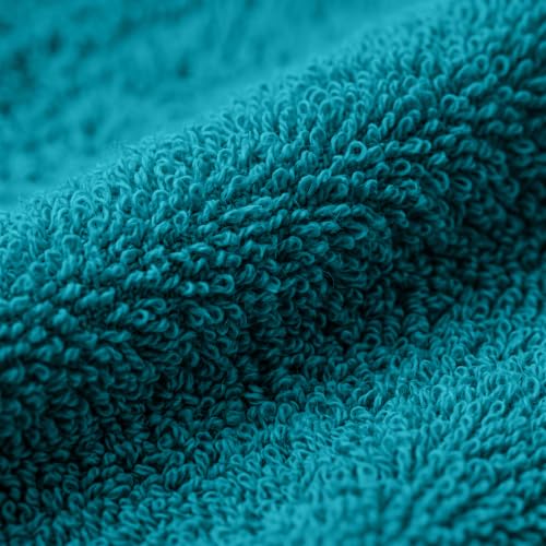 DAN RIVER Dog Towel - Pack of 1, 100% Cotton, 20x40, Ultra Soft 450 GSM, Super Absorbent & Quick Drying Towel for Dogs, Cats, and Other Pets, Teal. - color: Teal-cat Hair