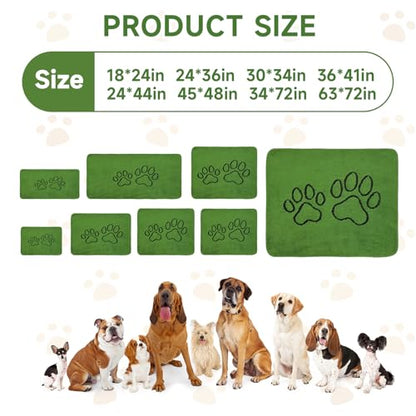 Homimp Washable Pee Pads for Dogs, 1 Pack Super Absorbent Reusable Puppy Pads,Green Long Wool Fake Grass for Potty Training, Upgrade Non-Slip and Leak-Proof,Floor,Couch,Bed and Crate,Green 63"×72" - size: 63"x72"(Pack of 1)