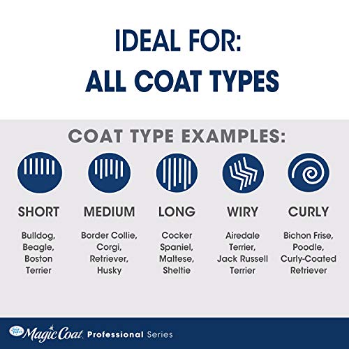 Four Paws Magic Coat Professional Series Grooming All-in-One Wet & Dry Detangling Brush for Dogs, 1 Count - size: One Size