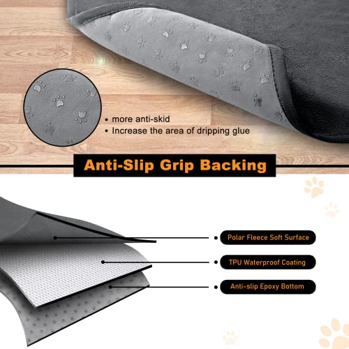 Dog Pee Pad Washable 82x120 Extra Large,Absorb Reusable Whelping Pads, Non-Slip Puppy Training Pads, Waterproof Floor Mat for Potty Training, Playpen,Incontinence,Housebreaking,Bed - size: 82"x120"-1PACK
