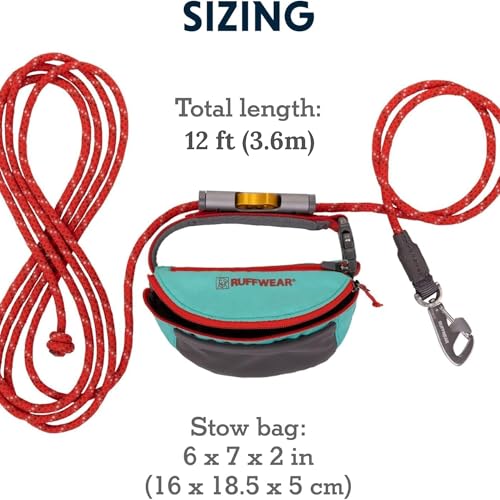 Ruffwear, Hitch Hiker Dog Leash, Adjustable Leash & Hitching System for Camping & Hiking, Sunny Lime - color: Sunny Lime