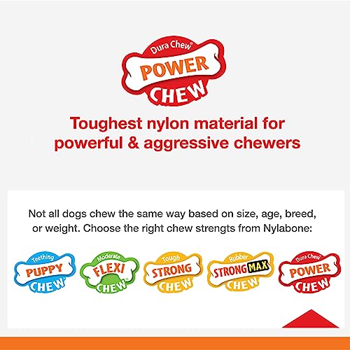 Nylabone Power Chew Knuckle Bone Pop-In Treat Toy for Dogs, Interactive Treat Dispensing Dog Chew Toys to Keep Them Busy, Slow Feeder, Long Lasting Chicken Flavor, Medium Dogs - Up to 35 lbs - size: Medium
