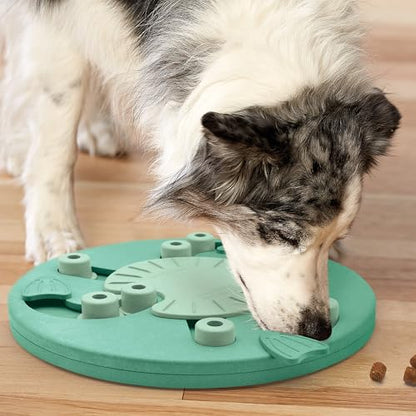 Outward Hound by Nina Ottosson Dog Worker Treat Puzzle Enrichment Toy, Level 3 Advanced, Green - color: Dog Worker (Green)
