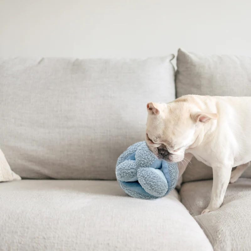 SWZEC Lambwolf Monti- Enrichment and Interactive Dog Toy | Puzzle Dog Toy - color: Blue
