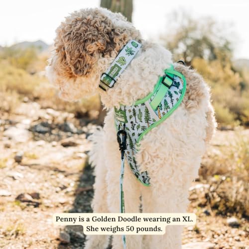 Lucy & Co. x Parks Project Feel the Earth Breath No-Pull Dog Harness, Adjustable Front Clip Harness with Comfort Padding, X-Large - color: Feel the Earth Breath, size: X-Large