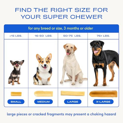 Native Pet Yak Cheese Himalayan Dog Chews - Long Lasting Dental Sticks for Small Breeds– 100% All Natural Himalayan Yak Chews for Small Dogs – Cheese Bone for Aggressive Chewers - 15 Per Pack - size: 15 Chews