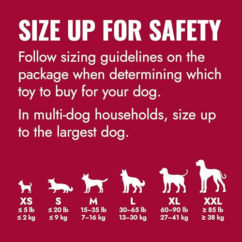 KONG Classic Stuffable Dog Toy - Fetch & Chew Toy for Dogs - Treat-Filling Capabilities & Erratic Bounce for Extended Play Time - Durable Natural Rubber Material - for XX-Large Dogs - size: XX-Large