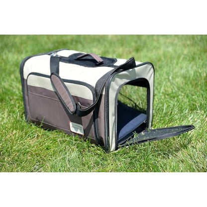 Soft Sided Pet Carrier - 4-Side Expandable Travel Carrier for Cats & Dogs