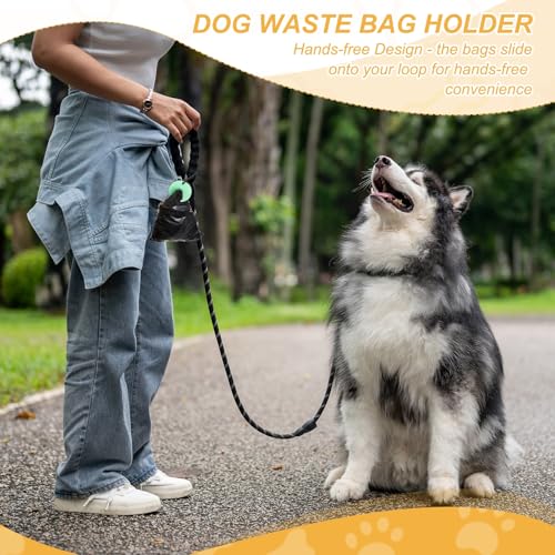 Dog Poop Bag Clip, Dog Poop Bag Holder Round for Dispenser Carrier Hands-Free Lightweight Durable PVC, (Purple/Pink, 2 Pcs), Intended for Leash/Pet Waste Bag - color: Purple/Pink