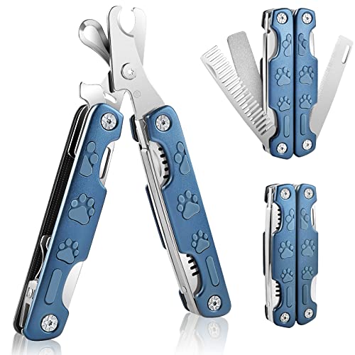 Dog Nail Clipper Trimmer 4-in-1, Professional Pet Nail Clippers with Safety Guard for Large Medium Small Dog Cat
