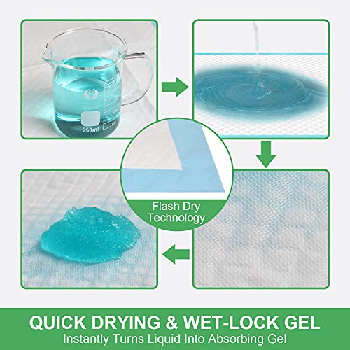 DEEP DEAR Extra Large Dog Pads 30"x26" (40 Count), Thicker Pet Training and Puppy Pads, Super Absorbent Pee Pads for Dogs, Leakproof Dog Potty Training Pads for Puppies, Cats, Rabbits, Pet Pee Pads XL - size: Thickened XL: 30"x26"-40 Ct