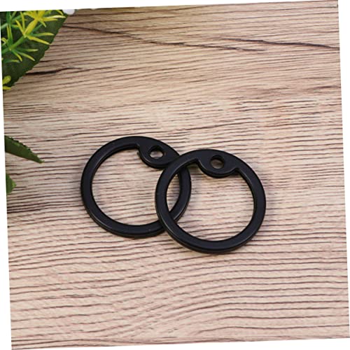 HEMOTON 2pcs Dog Tag Silencers Military Dog Tag Noise Dampeners Stretchy Silicone Id for