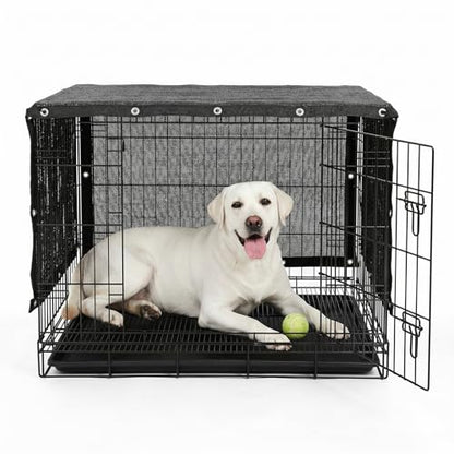 ShadeMart 4' x 5' Black Dog Kennel Shade Cover, 90% UV Block Shade Cloth, Mesh Tarp with Grommets for Dog Playpen, Dog Pen, Dog Run, Dog Crate, Fence Privacy Screen (We Make Custom Size) - color: Black, size: 0 4' X 0 5'
