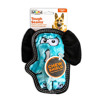 Outward Hound Tough Seamz Elephant Plush Dog Toy, Small - color: Elephant, size: Small