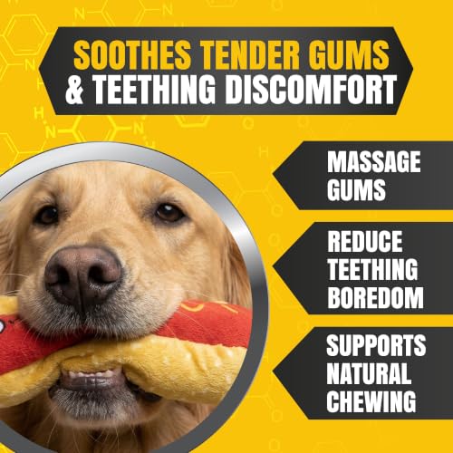 Bite Force - Durable & Strong Dog Toy Wieny Wiggle with Squeaker, Kevlar-Reinforced Seams for Aggressive chewers- red. - color: Regular - Wieny Wiggle