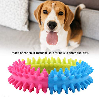 TOPINCN Pets Chew Toys, Chew Toys Ring, Non Material Cute Ring Shape for Pets Dogs Puppy