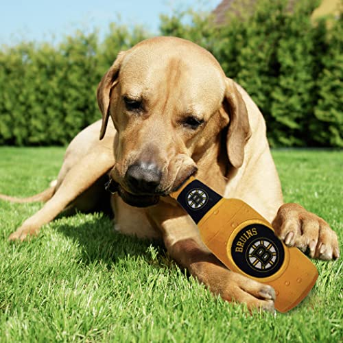 Pets First NHL Boston Bruins Beer Bottle Plush Dog & CAT Squeak Toy - Cutest Stadium SODA Bottle Snack Plush Toy for Dogs & Cats with Inner Squeaker & Beautiful Hockey Team Name/Logo 10 x 3 x 3 Inches - color: Boston Bruins, style: NHL Beer Bottle Toy