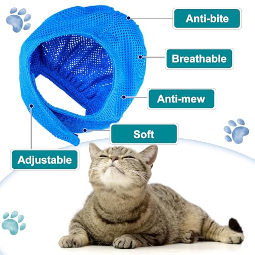 9 Pcs Cat Bathing Bag Set Shower Bag Anti Bite and Scratch for Pet Grooming Washing Comb Muzzle Nail Clipper Nail File Tick Tool (Sky Blue) - color: Sky Blue
