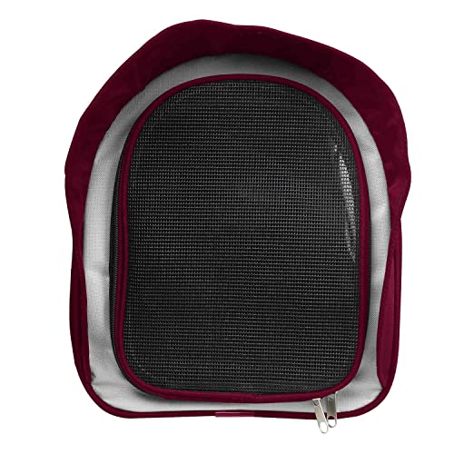 Pet Life ® 'Phenom-Air' Travel Collapsable Folding Airline Approved Cat and Dog Pet Carrier with Shoulder Straps and Pouch - color: Red, size: One Size
