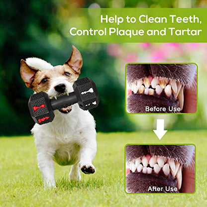 Dog Chew Toys for Aggressive Chewers,Food Grade Non-Toxic Dental Pet Toy,Tough Durable Indestructible Dog Toys for Small Medium Dogs.Black（8IB-15IB） - color: Large 5.7IN Black