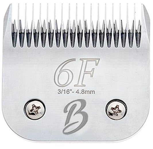 Detachable A Series 6f Blade Dog Grooming Cuts Length 3/16" - 4.8mm Japanese High Carbon Steel Dog Grooming Blade Supplies | Detachable Blade Clippers (Compatible A5 Series(B6F) - color: 6F (3/16" - 4.8mm)
