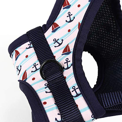 Mile High Life Step in Dog Harness for Small Dogs No Pull, Easy Get on Air Mesh Vest Harness, Adjustable Easy Closures Both Neck and Chest (White, XS Chest 11.4"-16.1") - color: Vest Harness White, size: XS Chest 11.4"-16.1"