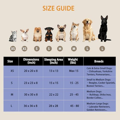 Calming Donut Dog Bed Medium Size Dog - Washable Removable Cover Non-Slip Bottom, Round Pet Bed Cat Bed Warming Fluffy Plush Faux Fur Anti-Anxiety, Fits up to 45 lbs (Camel, 30") - color: Camel, size: 30"L x 30"W x 8"Th